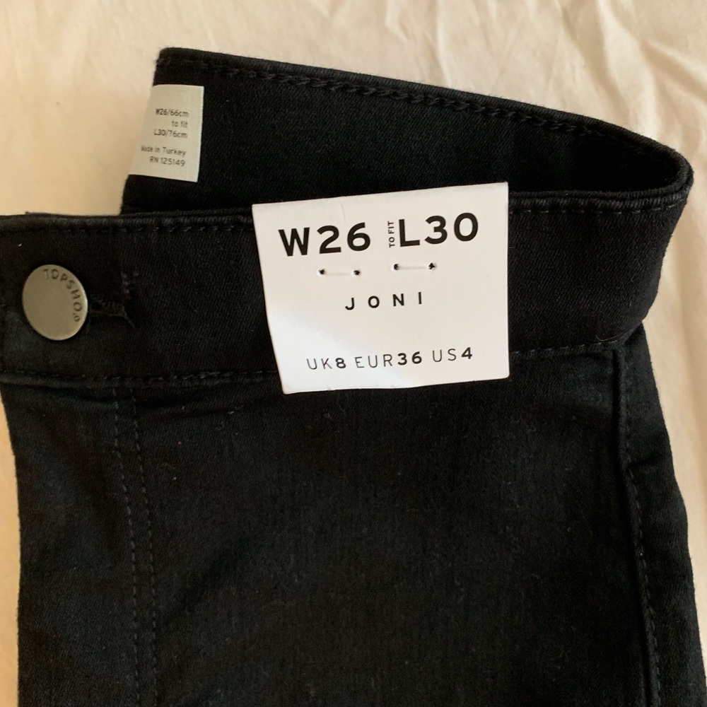 Topshop joni jeans NWT